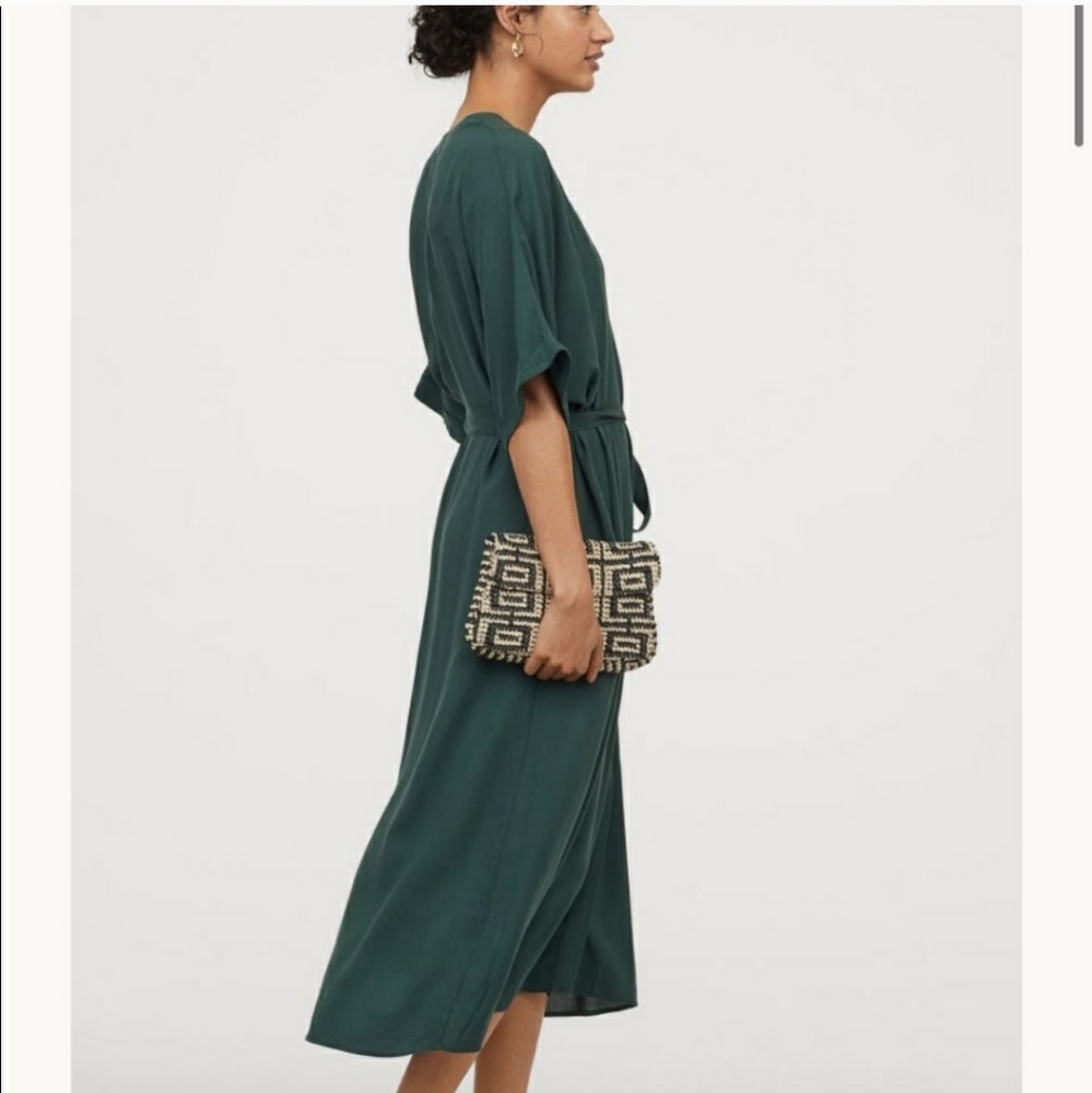 Dark Green Kaftan Dress